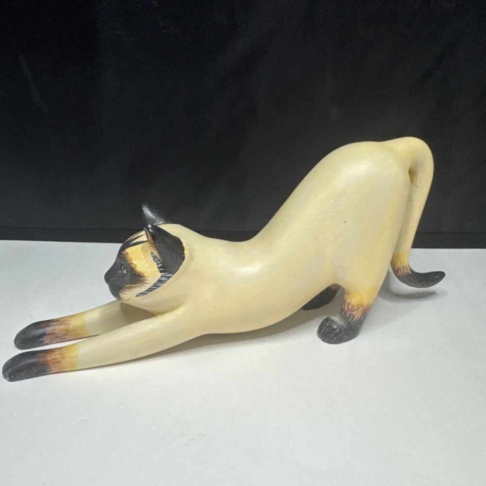 Siamese Cat Figurine 1997 Enesco‎ Shelf Setter Vintage